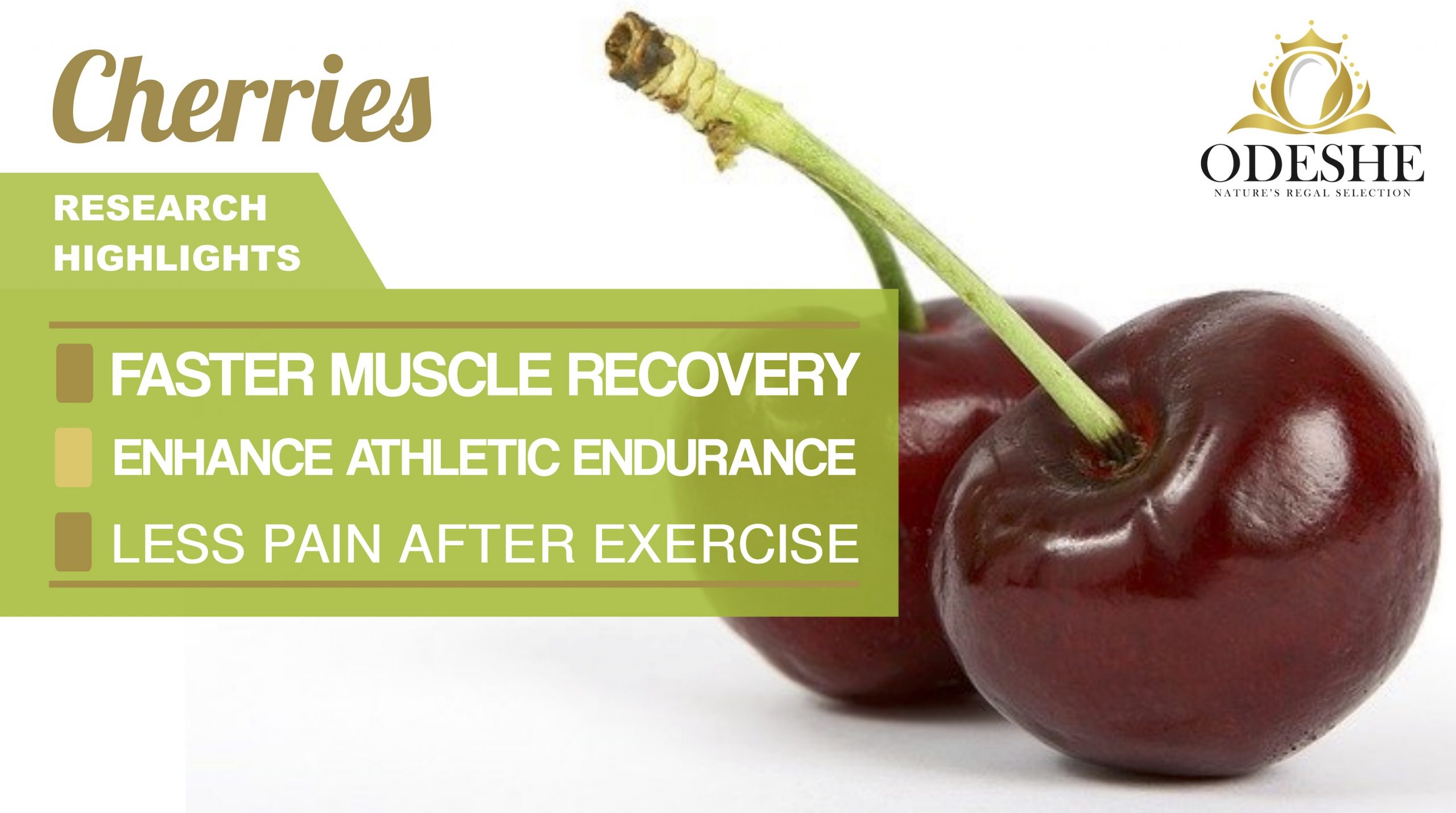 Cherries Increase Athletic Endurance And Muscle Recovery After Exercise Odeshe