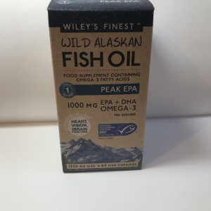 Wiley’s Finest Wild Alaskan Fish Oil Peak EPA (60 Capsules)