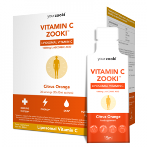 Zooki Liposomal Vitamin C (Citrus Orange 30 x 15ml sachets)