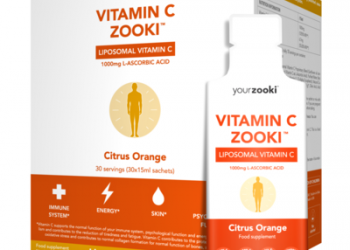 Zooki Liposomal Vitamin C (Citrus Orange 30 x 15ml sachets)